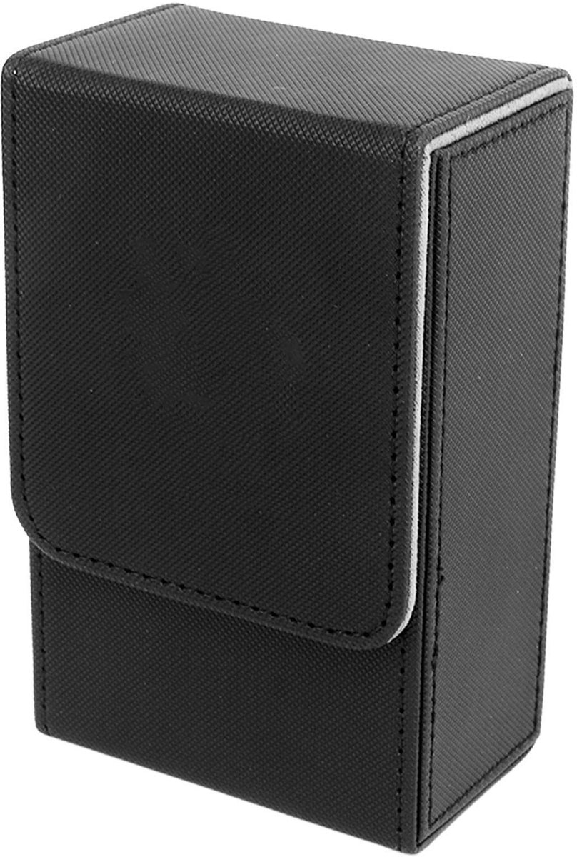 Dailygoods- Tarot Opbergdoos PU-leer - Antislip Lijngroefontwerp - Maanpatroon - Geschikt voor 95+ Kaarten - Elegant en Lichtgewicht - Zachte Vilten Voering - Kaartenhouder
