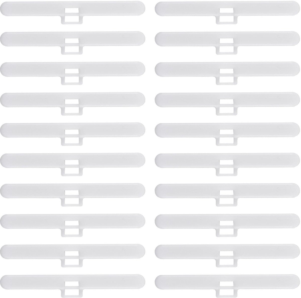 Allecto - Verticale Blind Reparatie - Vervangings Tabs - Dubbel Gat