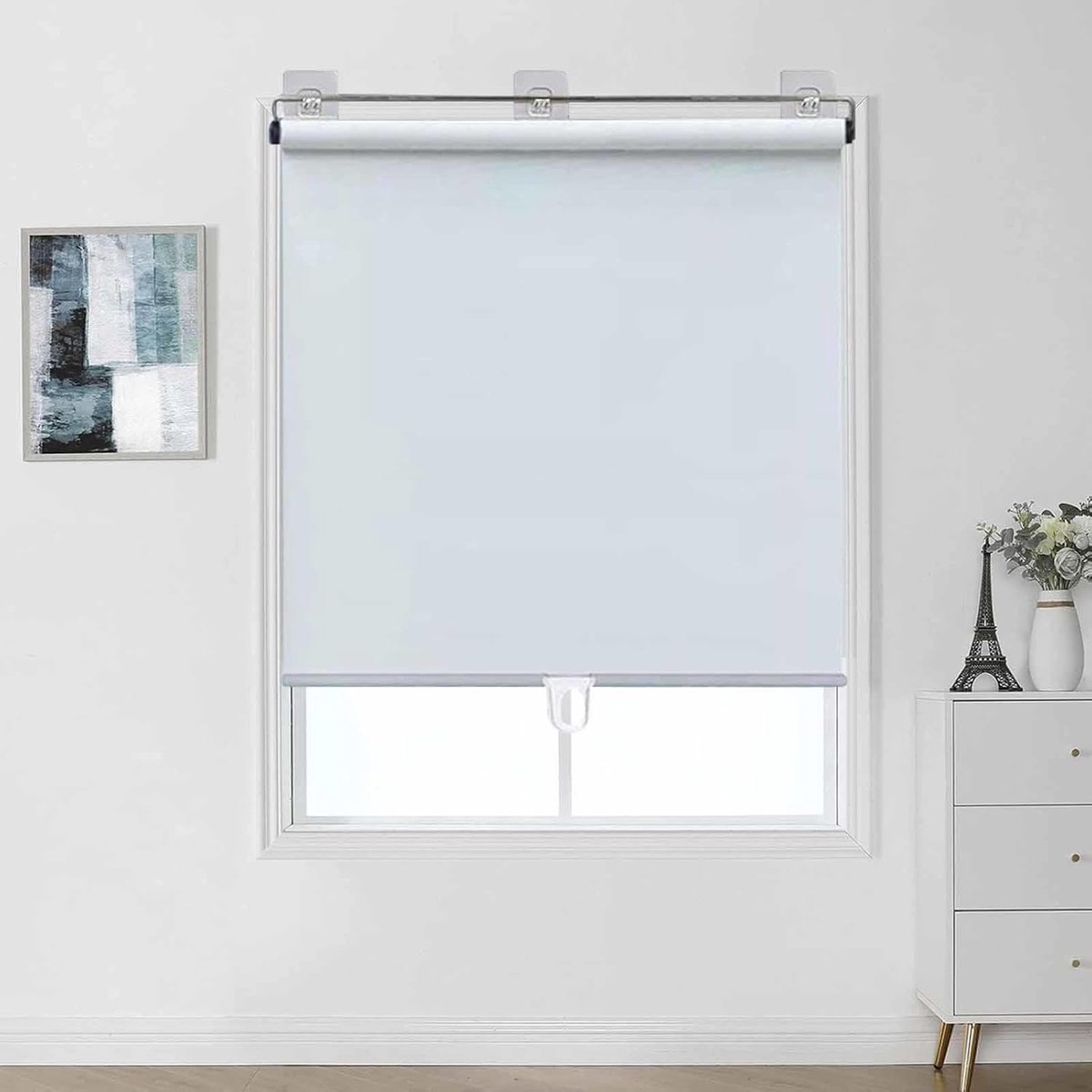 Verduisterend Rolgordijn - Zonwerend Gordijn - Licht blokkeren - Zonder boren - 50x150 cm