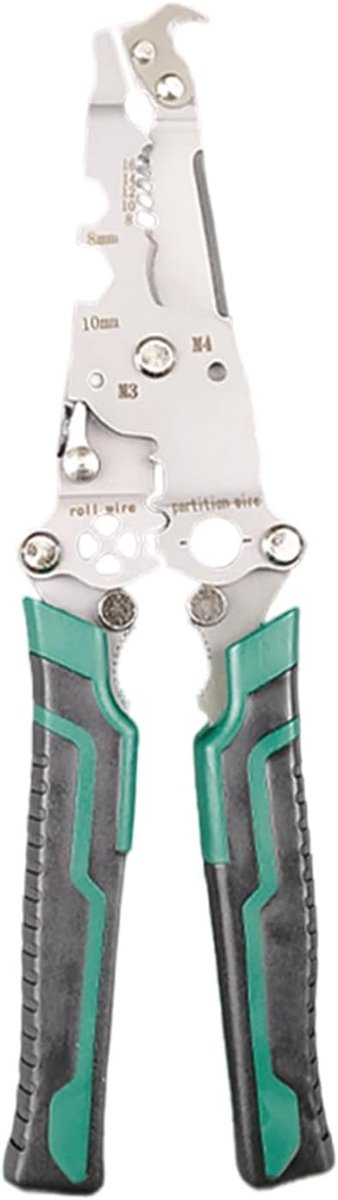 Draadstriptang - Multitool Tang - Elektrisch Werk - 11-in-1 Ontwerp - 25 x 12 cm - A