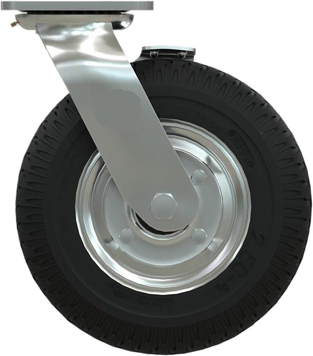 Opblaasbaar Wiel - Rubberen Band - Materiaal Transport - Zware Kwaliteit - 8 Inch - Universeel