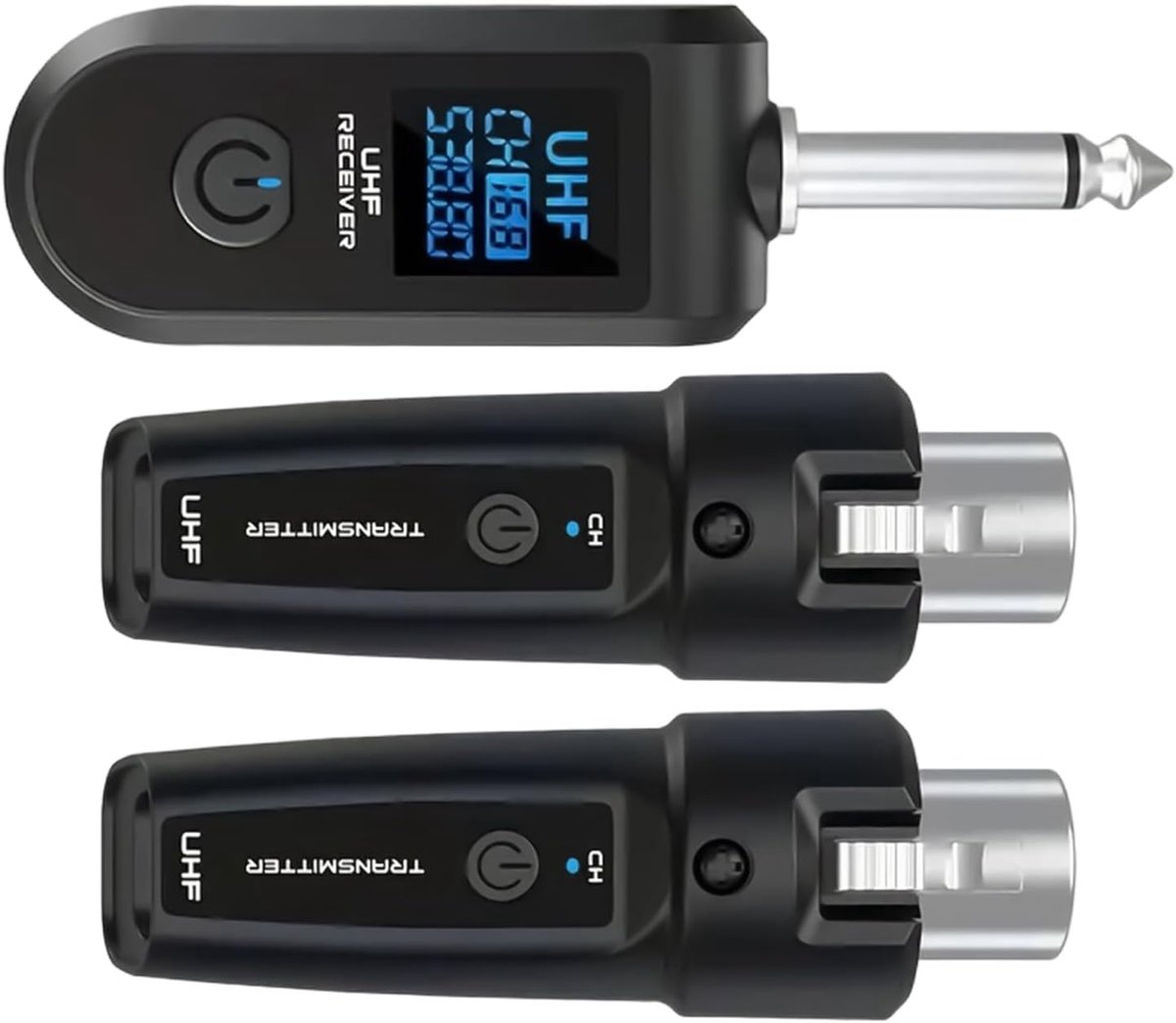 Draadloze Audiozender - Microfoon Converter - Muziek Streamen - 15 Meter Bereik - Compact Lichtgewicht - Zwart