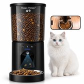 Happy Things® Voerautomaat Kat met Camera - Automatische Voerbak 4.2L - App - RVS Voerbak - Dual WiFi (2.4 & 5 GHz) - Voor Kat & Hond - Spraakopname