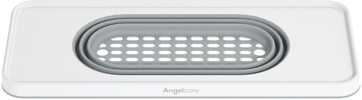 Angelcare Wit Badrekje met Inklapbaar Opbergmandje