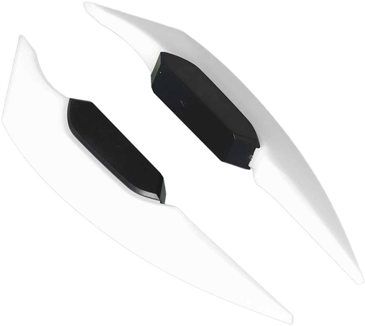 Dailygoods - Universele Aerodynamische Motorvleugels voor Elektrische Motorfietsaccessoires Wit