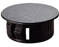 TRU COMPONENTS TC-HPR8203 Blindstop Montagegat: 7.9 mm Polyamide Zwart 100 stuk(s)