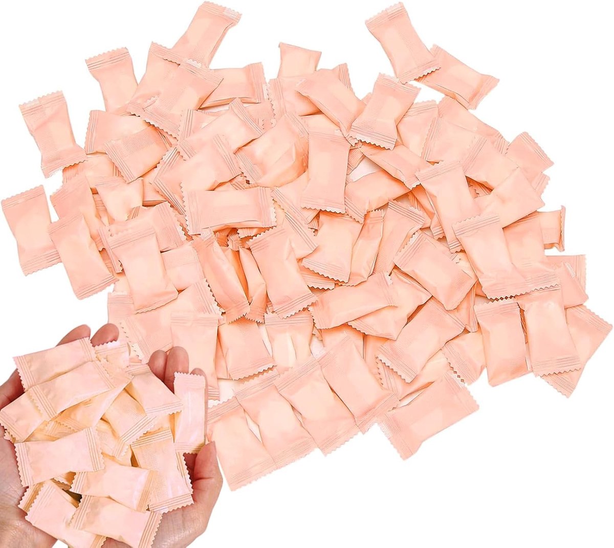 Gecomprimeerde Handdoeken - Mini Doekjes - Hygiënisch Reinigen - Compact En Draagbaar - 100 Stuks - Wit