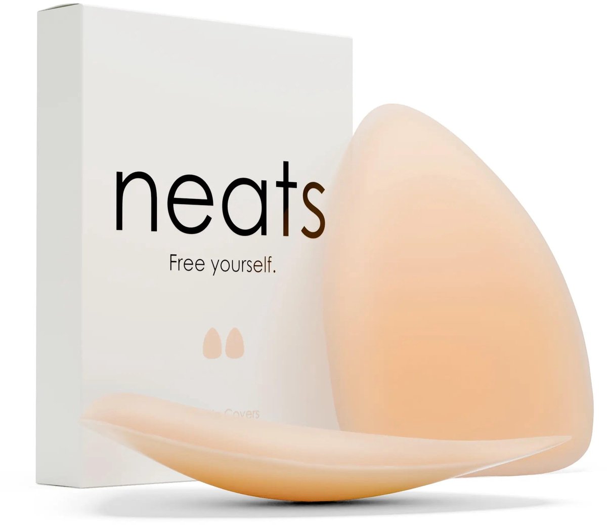 SnelShoppen - Driehoekige tepelhoezen voor vrouwen, herbruikbare hypoallergene zelfklevende siliconen pasteitjes, naadloos, onzichtbaar, waterdichte b