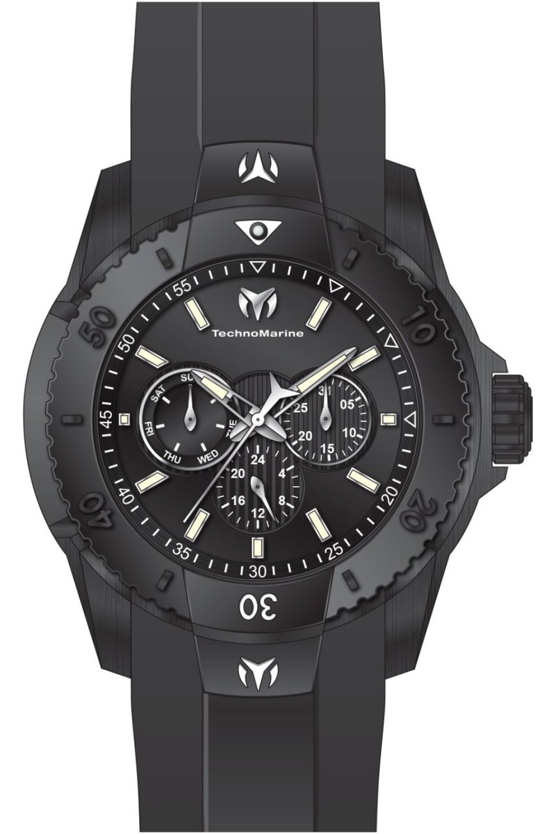 TechnoMarine Uf6 TM-625001 Heren Quartz Horloge - 48 mm