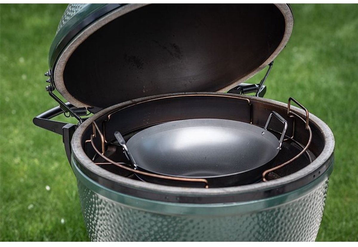 Carbon Steel Grill Wok Big Green Egg - Large and XLarge