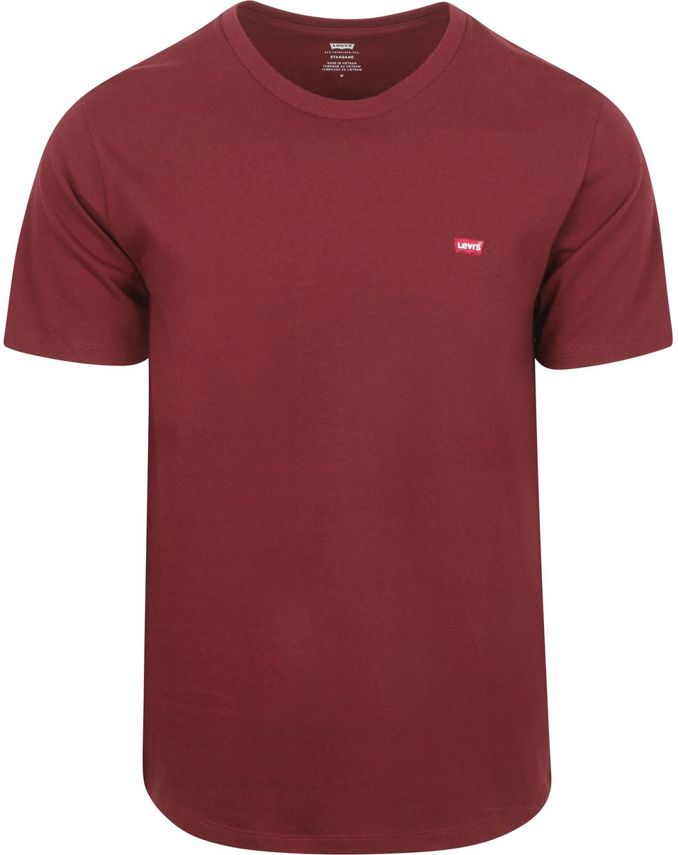 Levi’s T-shirt Original – Heren Casual T-shirts Rood