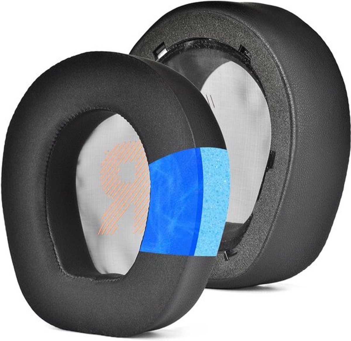Vervangende oorkussens van gel voor JBL Quantum 800 en Q600 - Comfortabele en isolerende hoofdtelefoon pads voor gaming en muziek luisteren