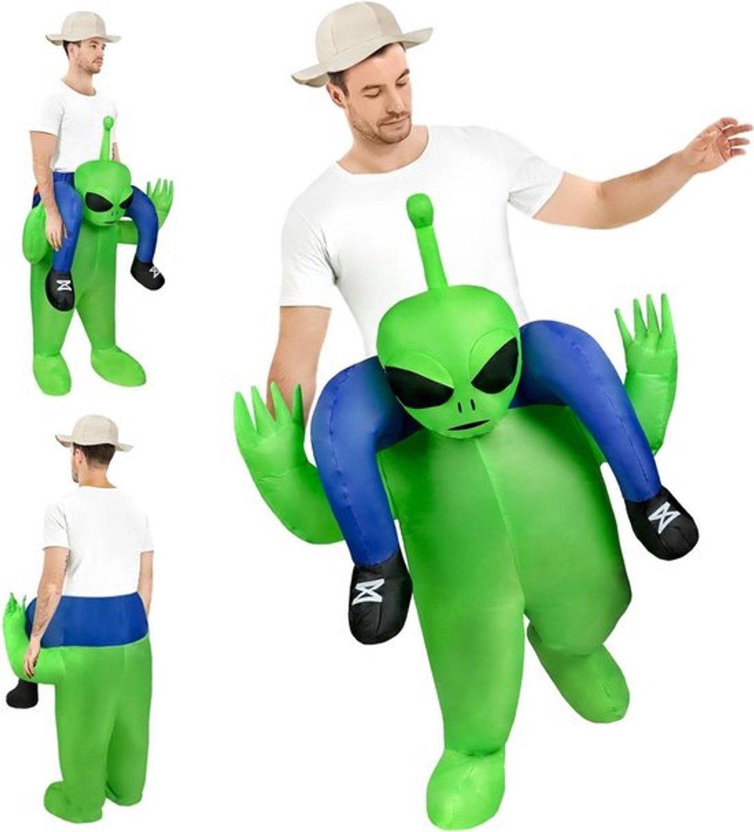 Opblaasbaar Kostuum voor Volwassenen en Kinderen - Grappige Halloween Outfit voor Cosplay en Feestjes