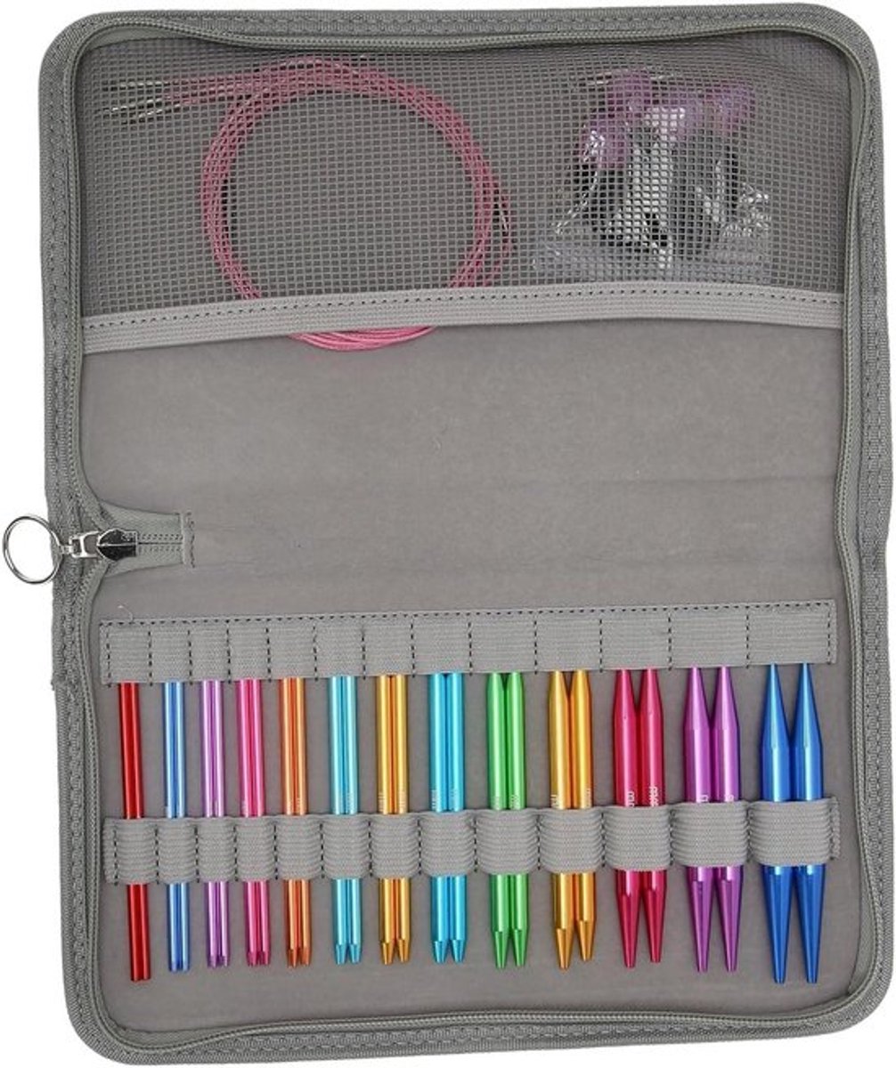Set van Verwisselbare Breinaalden, Circulaire Aluminium Naalden voor Beginners en Professionals - Perfect voor Brei-projecten, Creatief Hobbyën en Handwerken