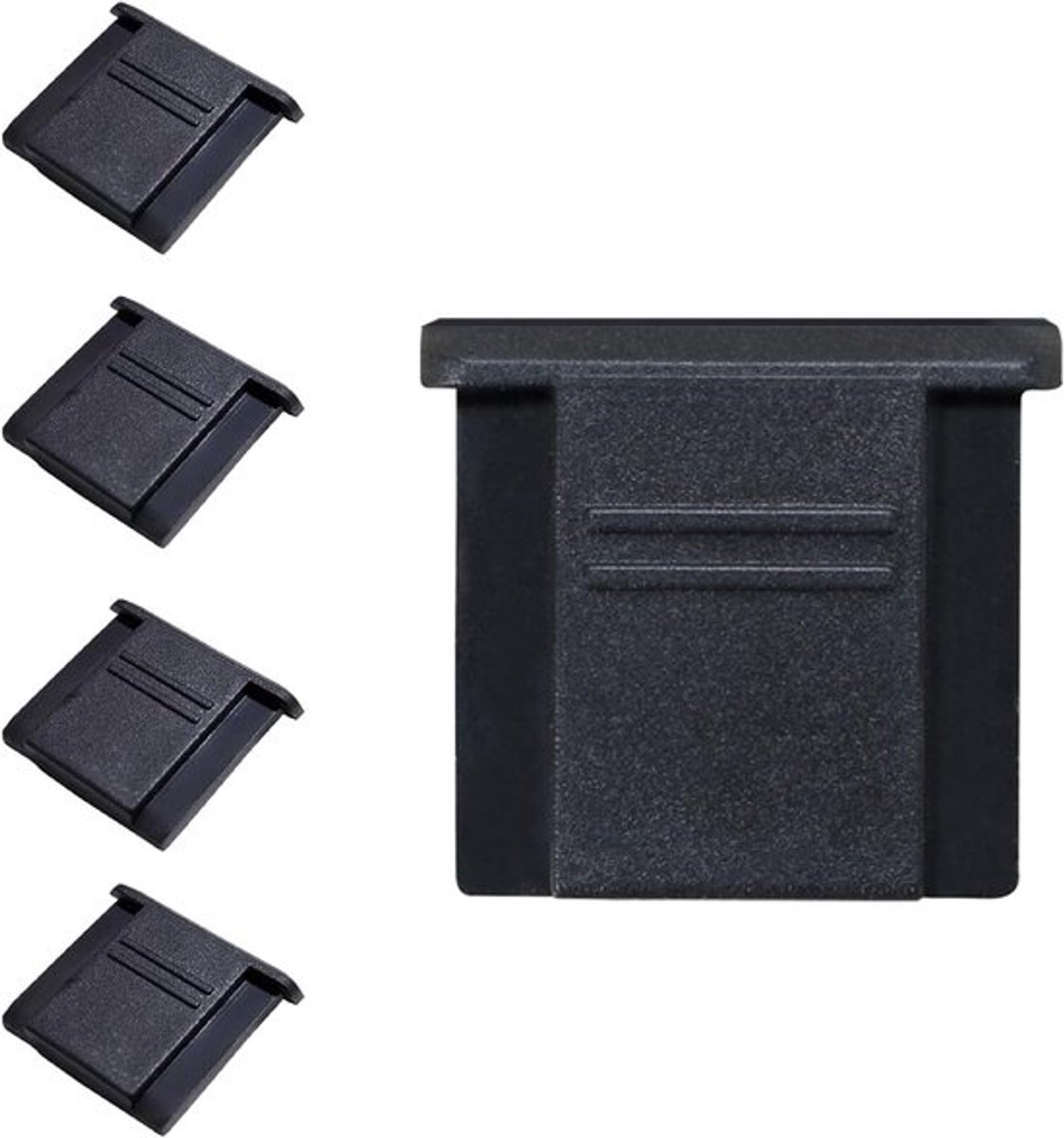Set van 4 Universele Hot Shoe Covers - Bescherm je Camera's Hot Shoe en Verhoog de Prestaties van je Fotografie