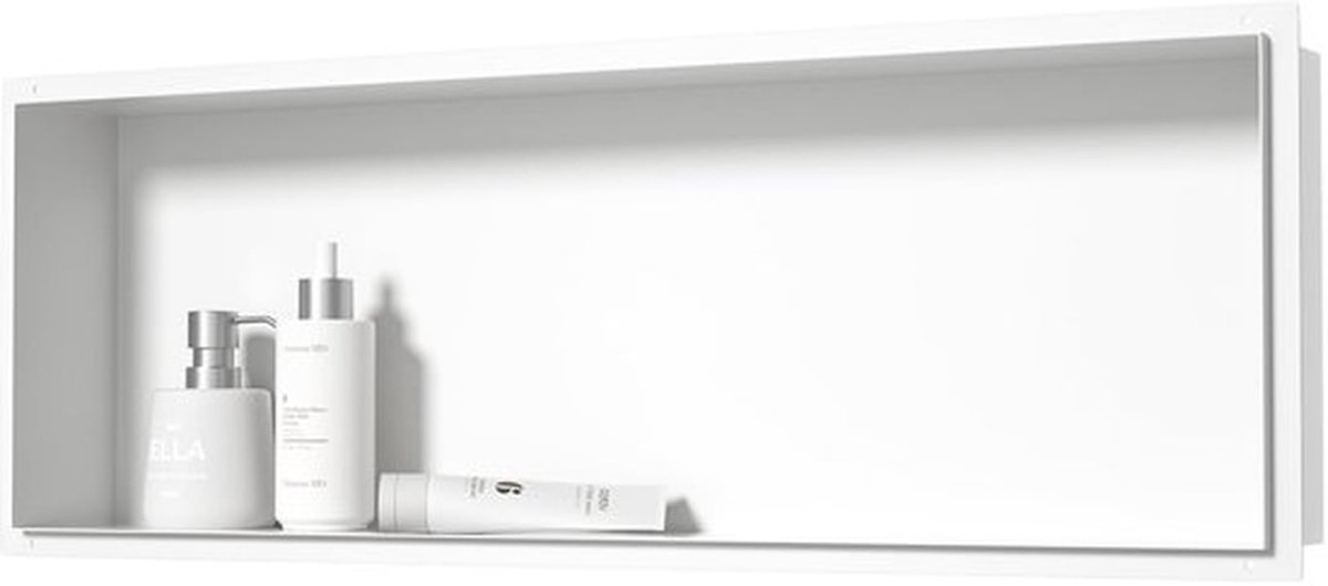 Douche Nis Randloos - Douche Dispenser Muur - 304 Roestvrij Staal - 30 x 30 x 10 cm - Vlakke Montage - Duurzaam Design - Wandnis