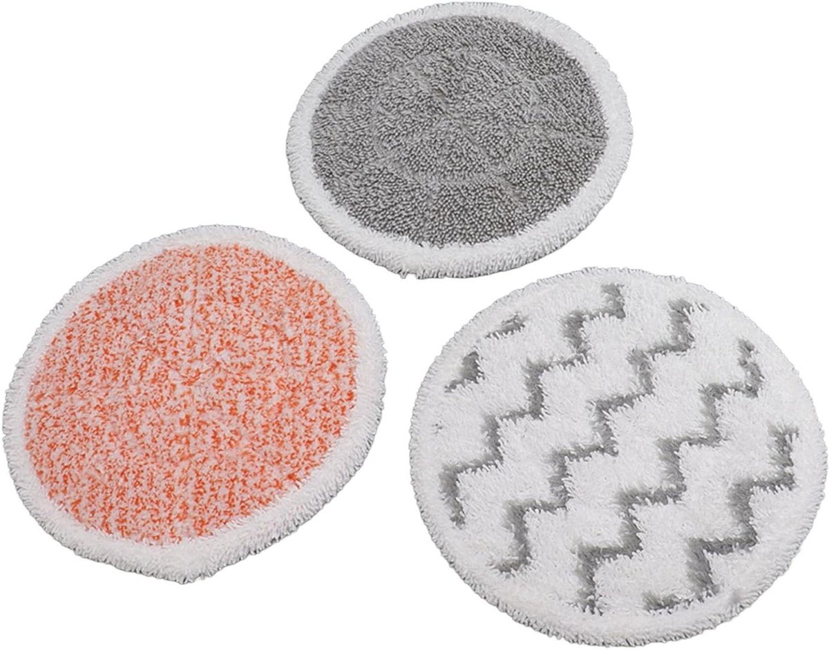 Vervangende Stoommop Pads - Stoomreiniger Pads - Vloeren Reinigen - Set van 3 Verschillende Pads - 6 stuks - Niet gespecificeerd