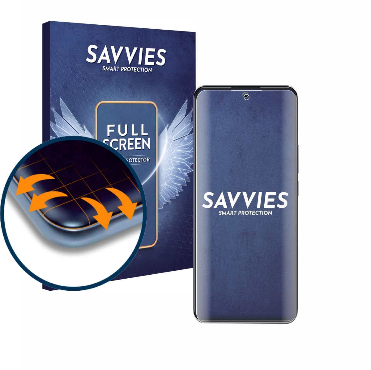 Savvies - Screenprotector voor Xiaomi 12T Pro - Folie Beschermfolie transparant volledig dekking 4 Stuks