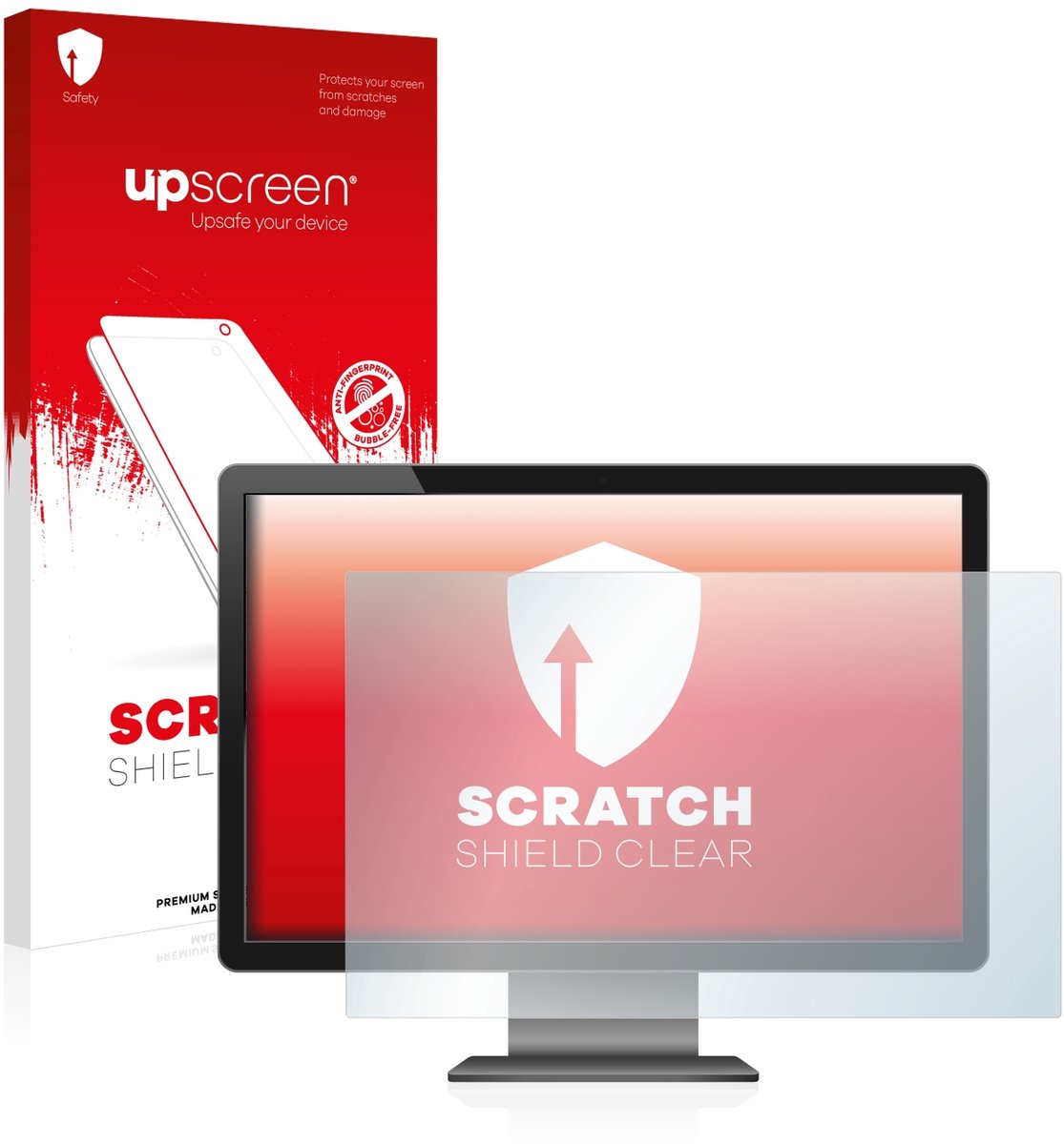 upscreen - Screenprotector voor Standaardmaten mit 22 inch Schermen [475 mm x 297 mm, 16:10] - Folie Beschermfolie transparant