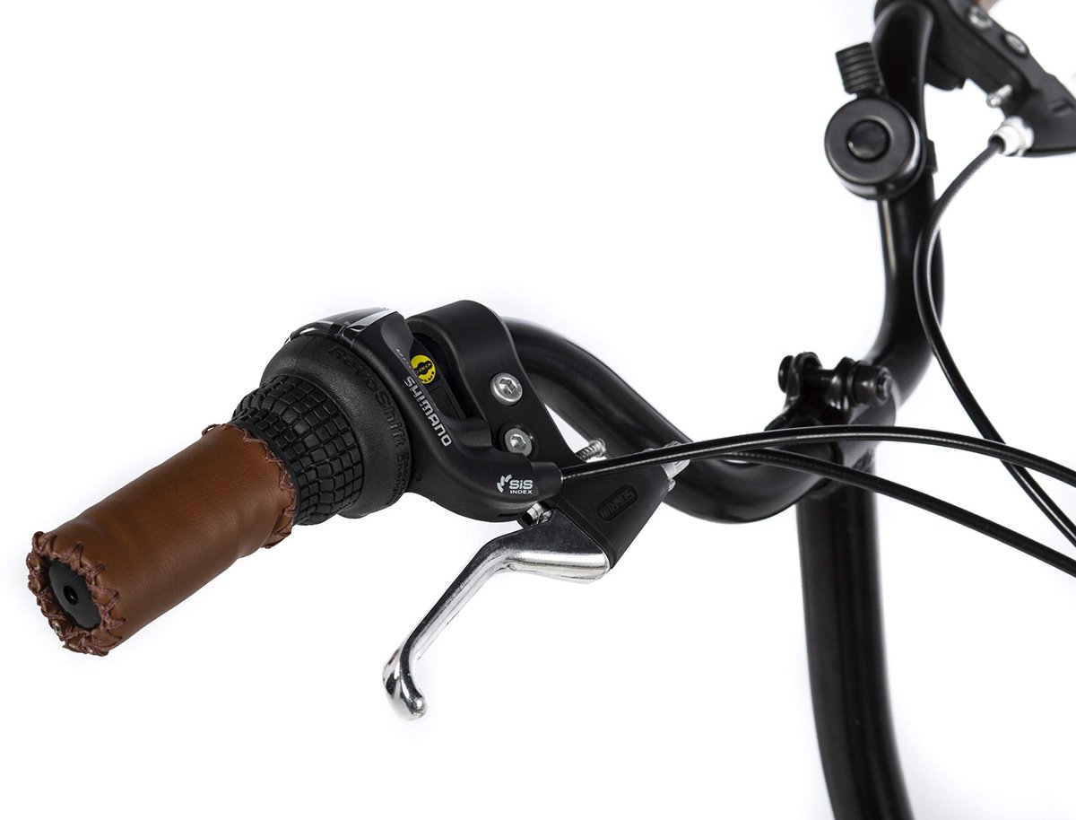 SnelShoppen - Opvouwbare Fiets 24 Inch, Aluminium, 6 Versnellingen, Comfortabel Zadel voor Fietsvakanties, Recreatie en Stadsgebruik