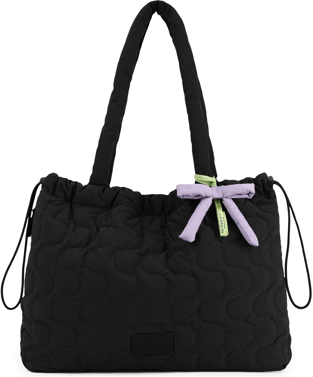 SEIDENFELT MANUFAKTUR schoudertas Vaala Shoulderbag Black zwart
