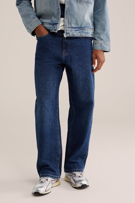 WE Fashion Heren barrel fit jeans