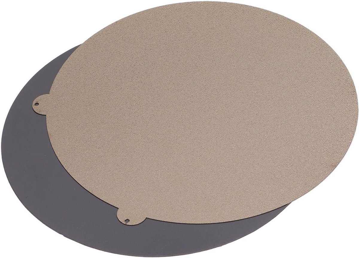 PEI Plaat - Magnetisch Flexibel Staal - 3D Printen - Dubbelzijdig Mat - 270mm Diameter