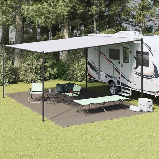 vidaXL - Tenttapijt - Lichtgrijs - 600 - x - 250 - cm - Polyetheen van Vidaxl — afbeelding 5