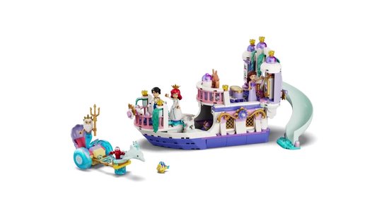 LEGO ǀ Disney Princess Ariëls Koninklijke Trouwboot Bouwpakket voor Kinderen met 7 Poppetjes 43299