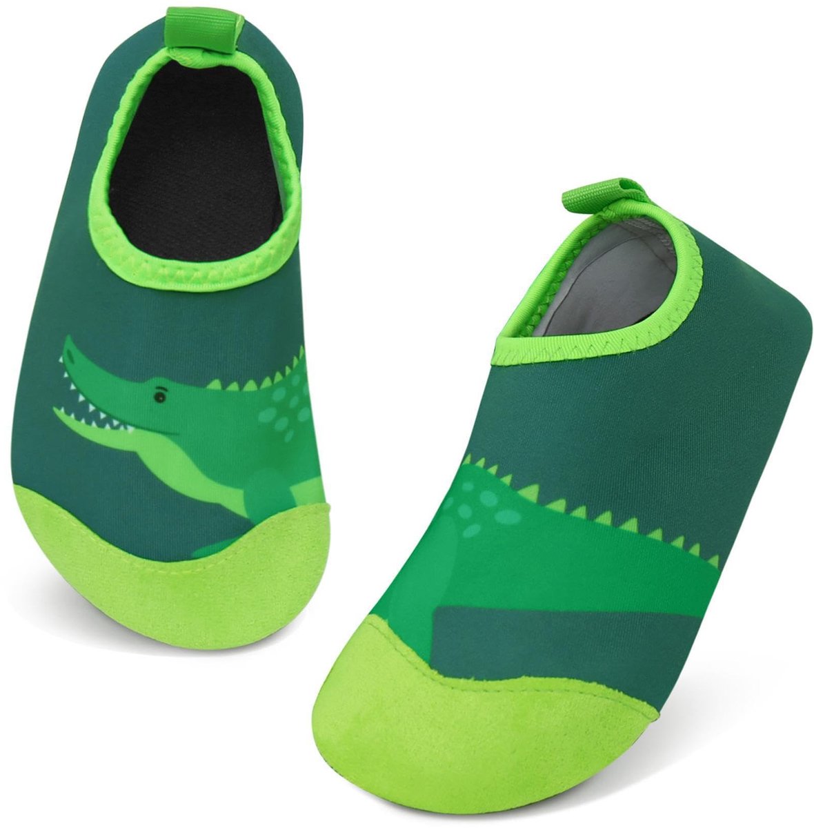 SnelShoppen - TMEOG Waterschoenen voor Kinderen - Meisjes Blotevoetenschoenen - Sneldrogend Zwembadschoenen - Maat 22-33 EU - I Krokodil - Ideaal voor