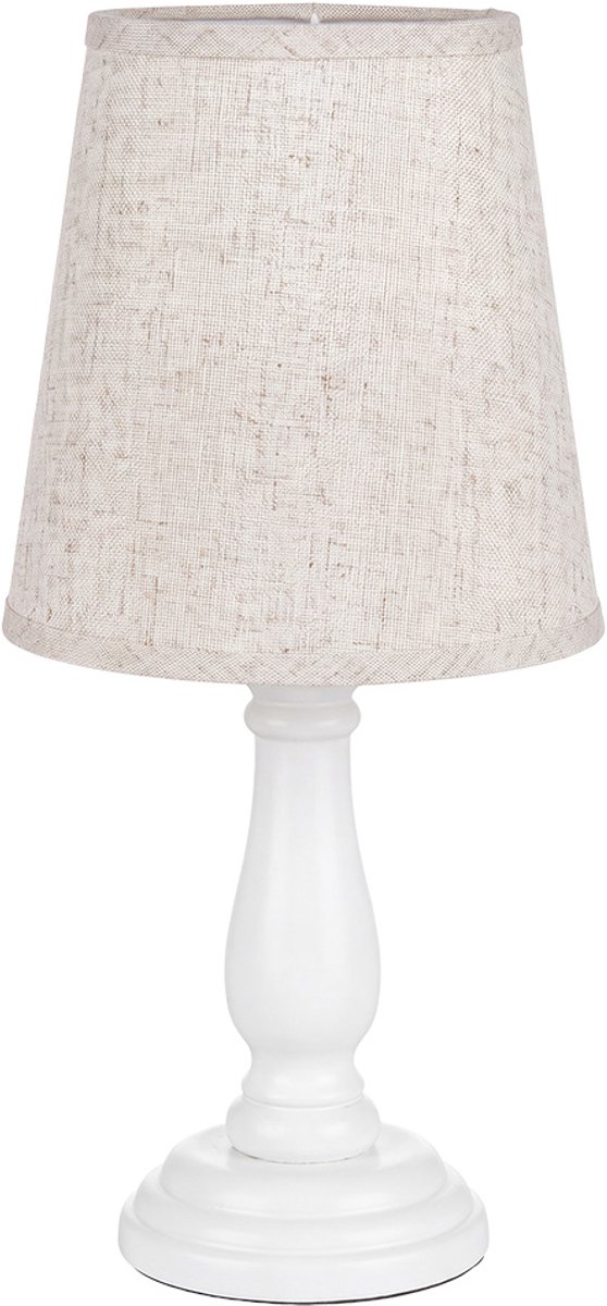 Clayre & Eef Tafellamp Wit Hout