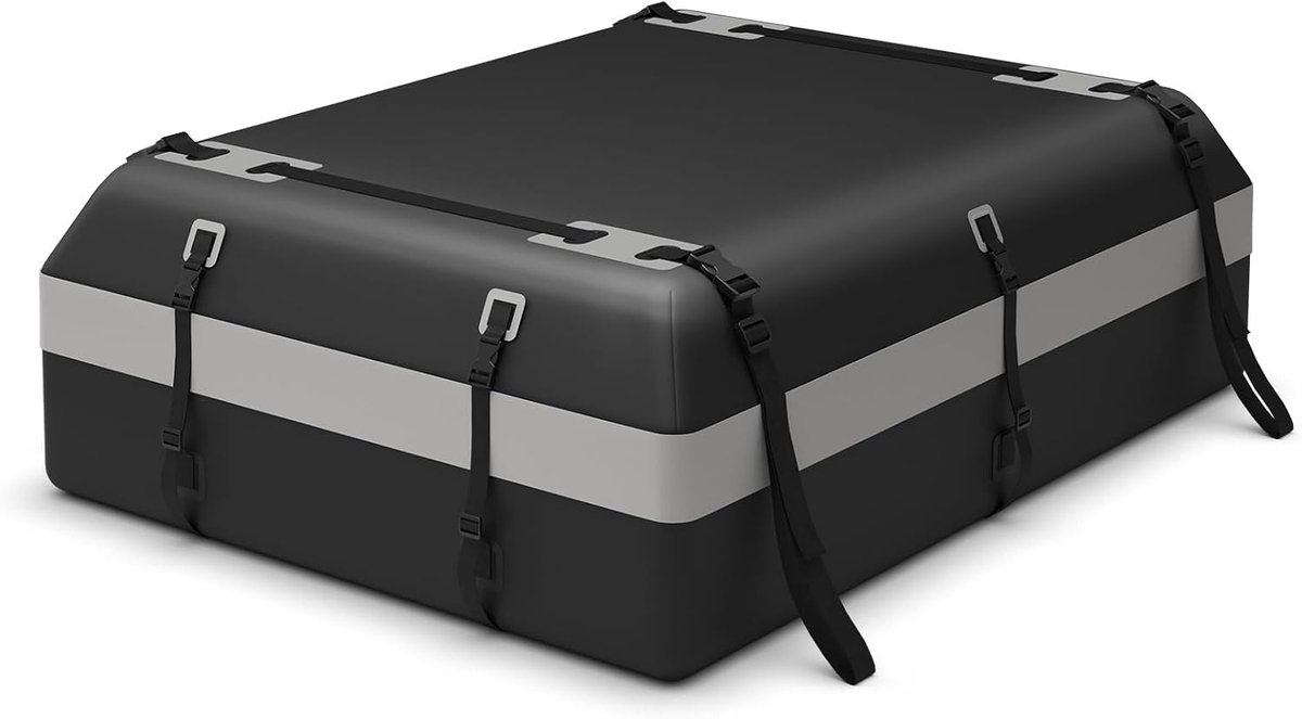 KOMFOTTEU 600 L Dakkoffer - waterdichte Daktas - Opvouwbaar - met antislipmat - voor voertuigen met/zonder bagagedrager