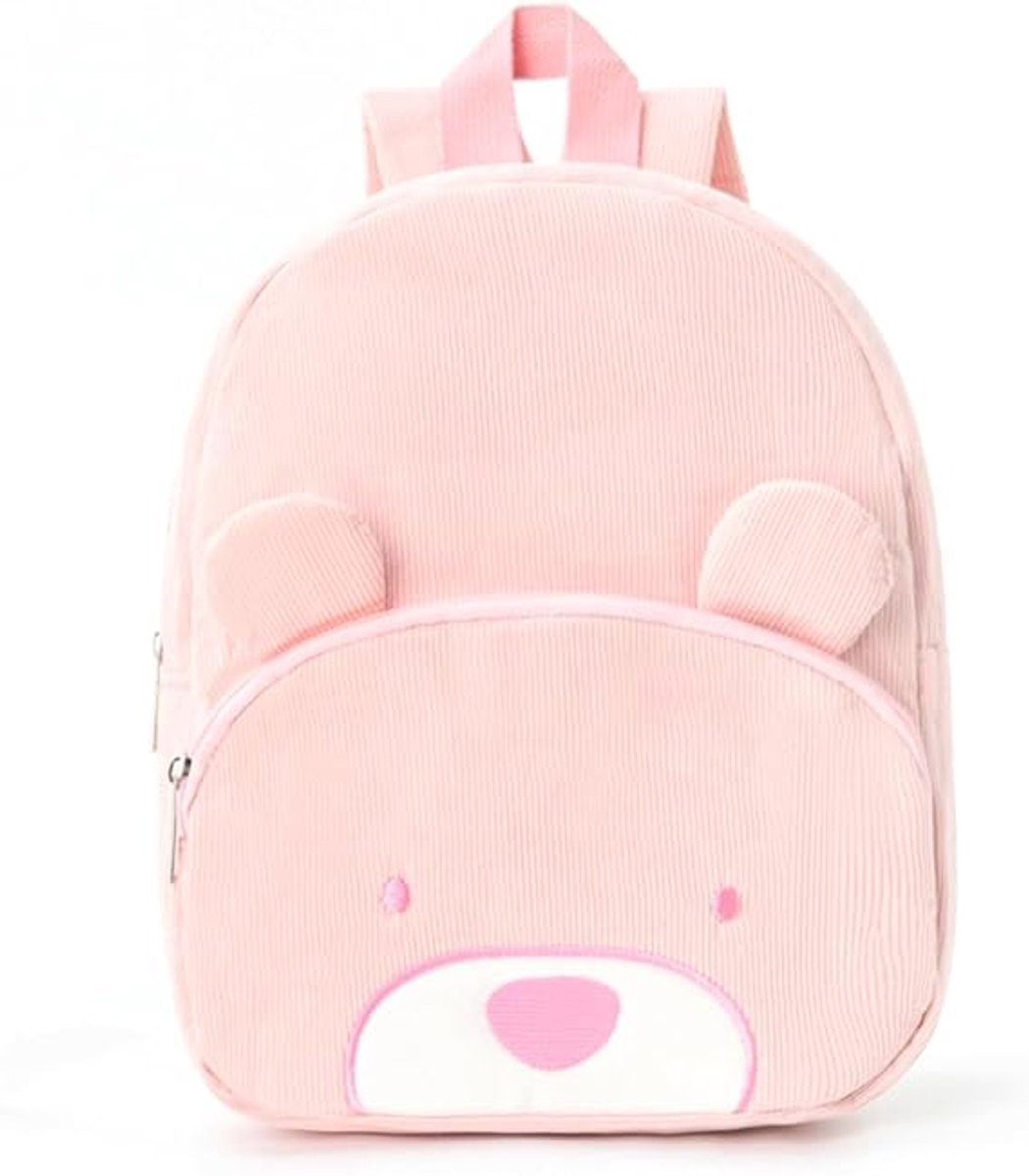 Rugzak - Kinderrugzak - Kleine Schoolrugzak met Zachte Rug en Verstelbare Bandjes - Voor Kleuterschool, School en Reizen - Roze