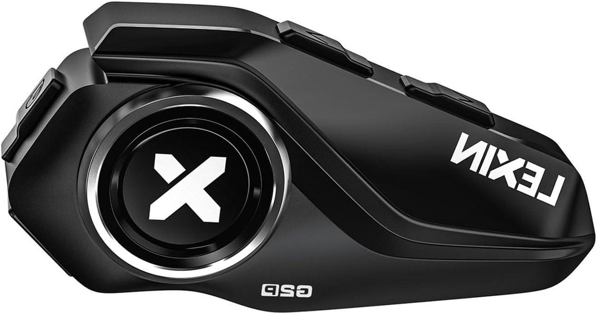 Motor Communicatie Systeem - Helm Headset - Groepsgesprekken Rijden - Ruisonderdrukking & 1km Bereik - 6 Groepen 1000m - Zwart