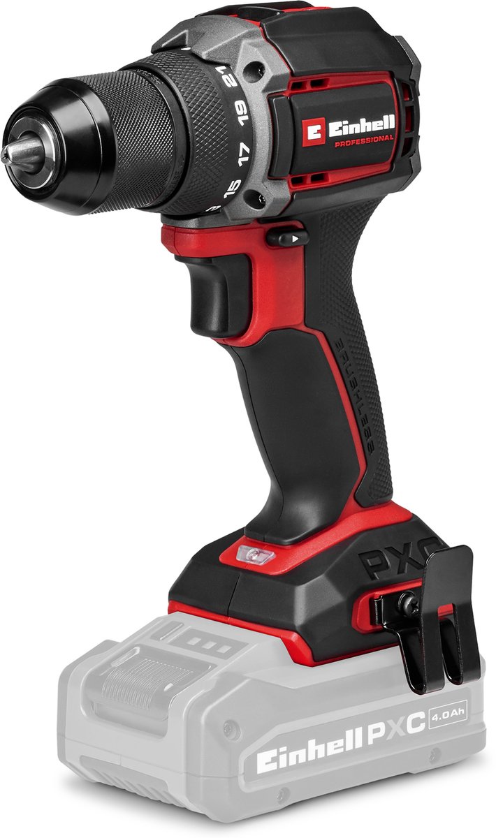 Einhell Professional Accu Boor-/Schroefmachine TP-CD 18/70-C Li BL Solo - Power X-Change - 18 V/Li-ion - Compact model - 70 Nm - 0-450/0-2.000 t/min - Koolborstelloze motor - Excl. accu en lader thumbnail 2