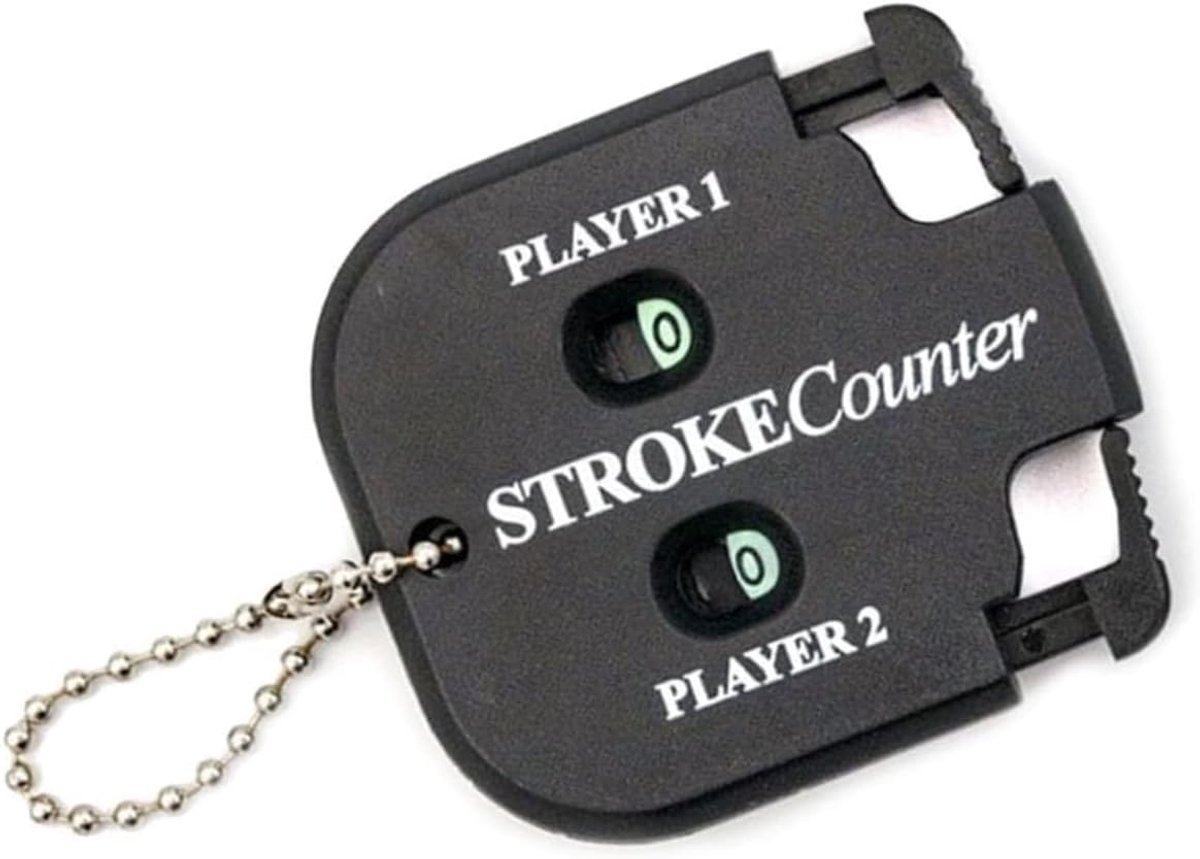 SnelShoppen - Cerioll Slag Teller Golf Score Teller voor 2 Spelers, Hand Teller, Scorometer, Draagbare Slag Monitor voor Sport, School, Compact en Lic
