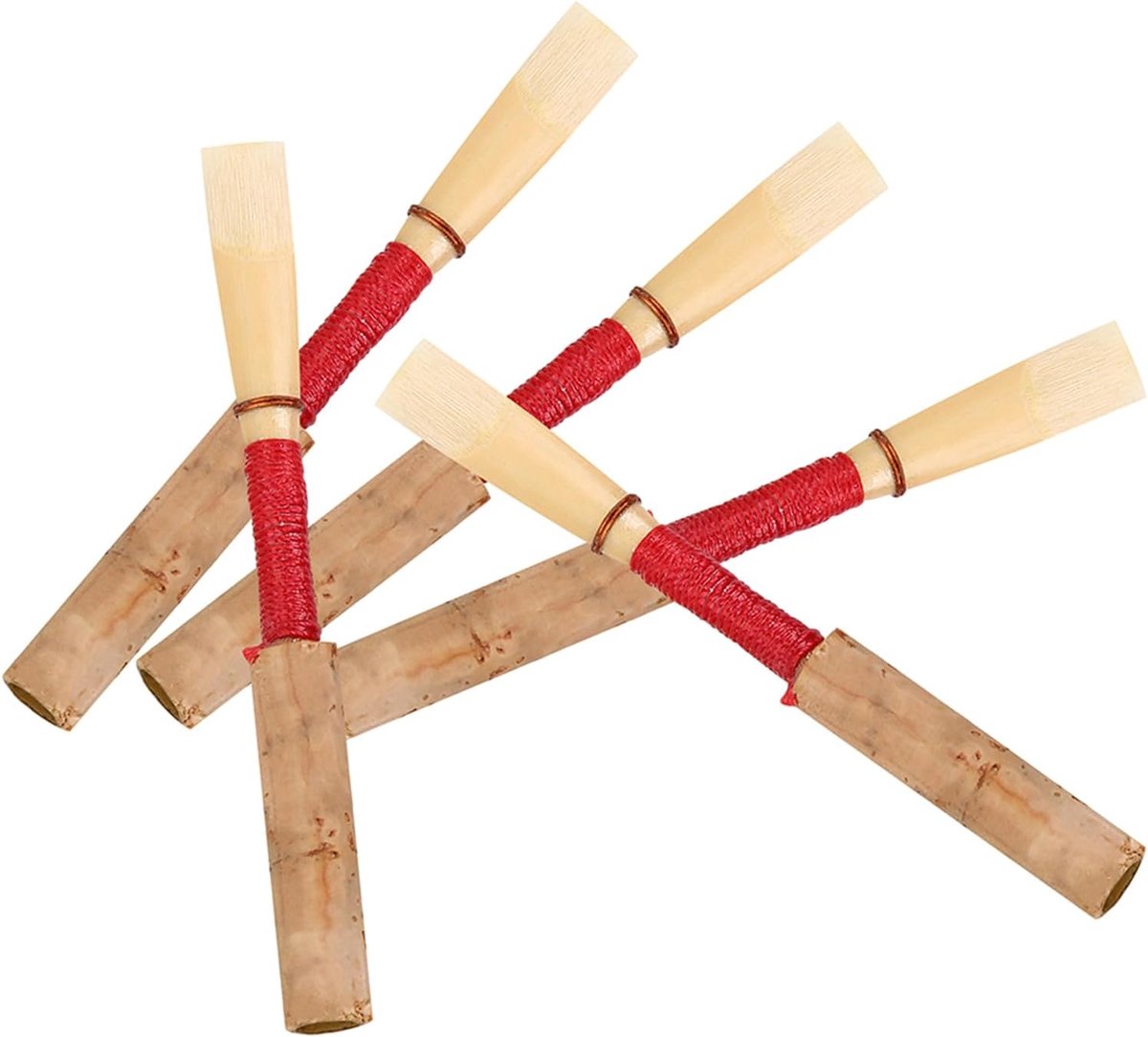 SnelShoppen - Yctze Medium Soft Reeds 5 Stuks Houten Bladmuziek Accessoires van Hoge Kwaliteit voor Beginners - Ideaal voor Blazers en Houtblazers