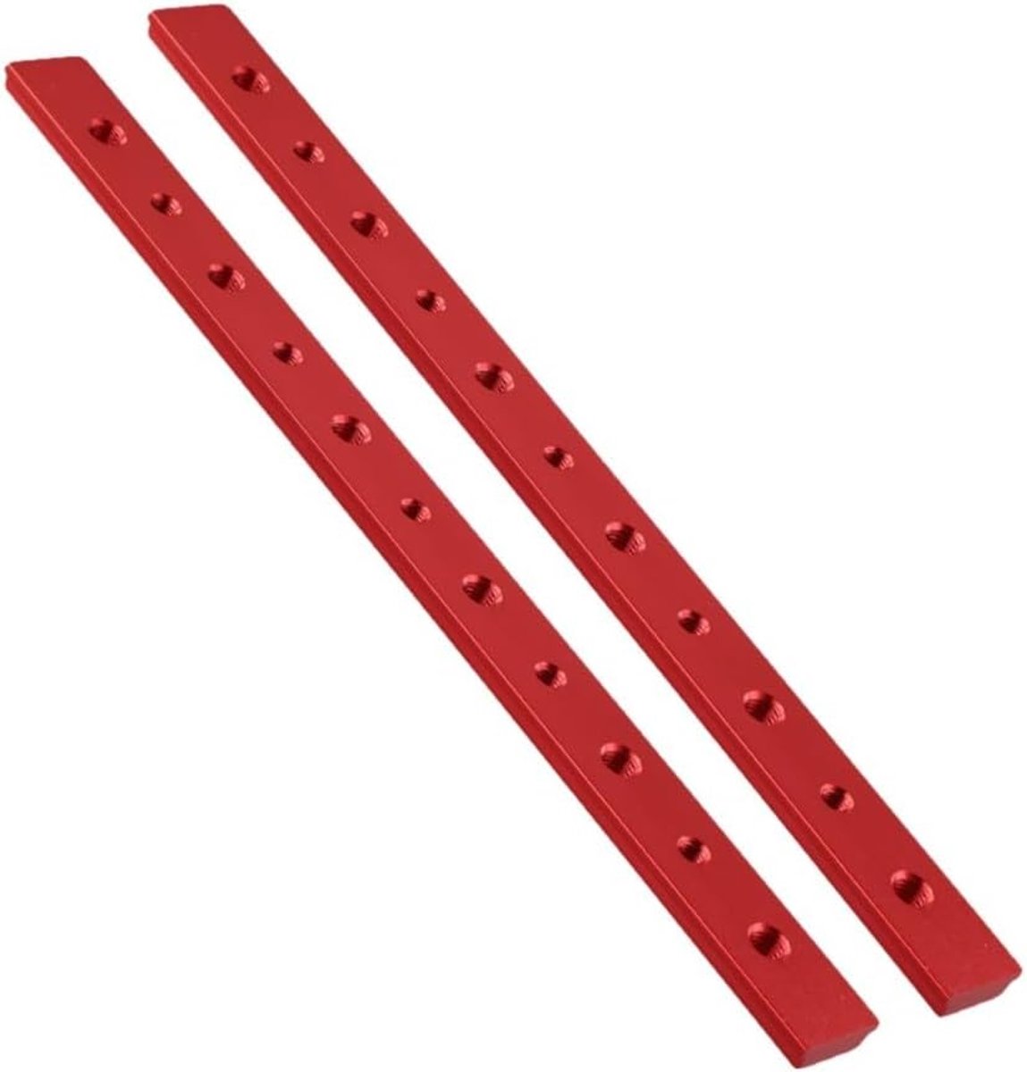 SnelShoppen - 2 Stuks Houtbewerking T-Slider, Aluminium T-Track Slider, T-Slot Slider voor Precisie Maatwerk, 300mm, Ideaal voor Zaagbanken en Werkban
