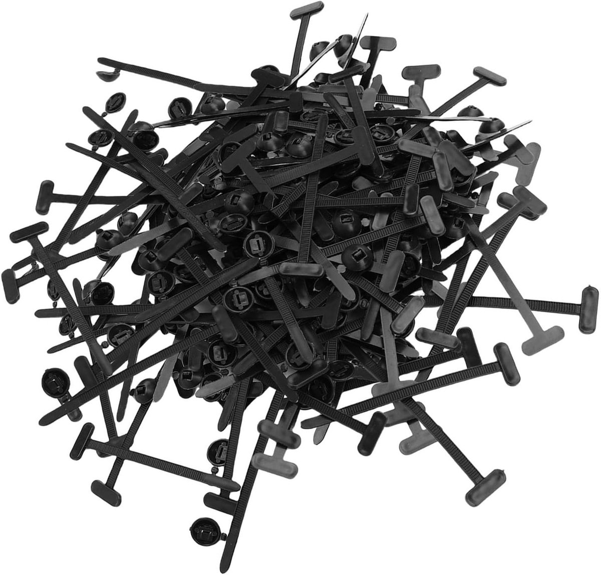 SnelShoppen - 100 Stuks Nylon Universele Kabelbinders, Sterke Zelfvergrendelende Nylon Zip Ties Bevestigingsmiddelen, UV-bestendige Zipties voor Auto