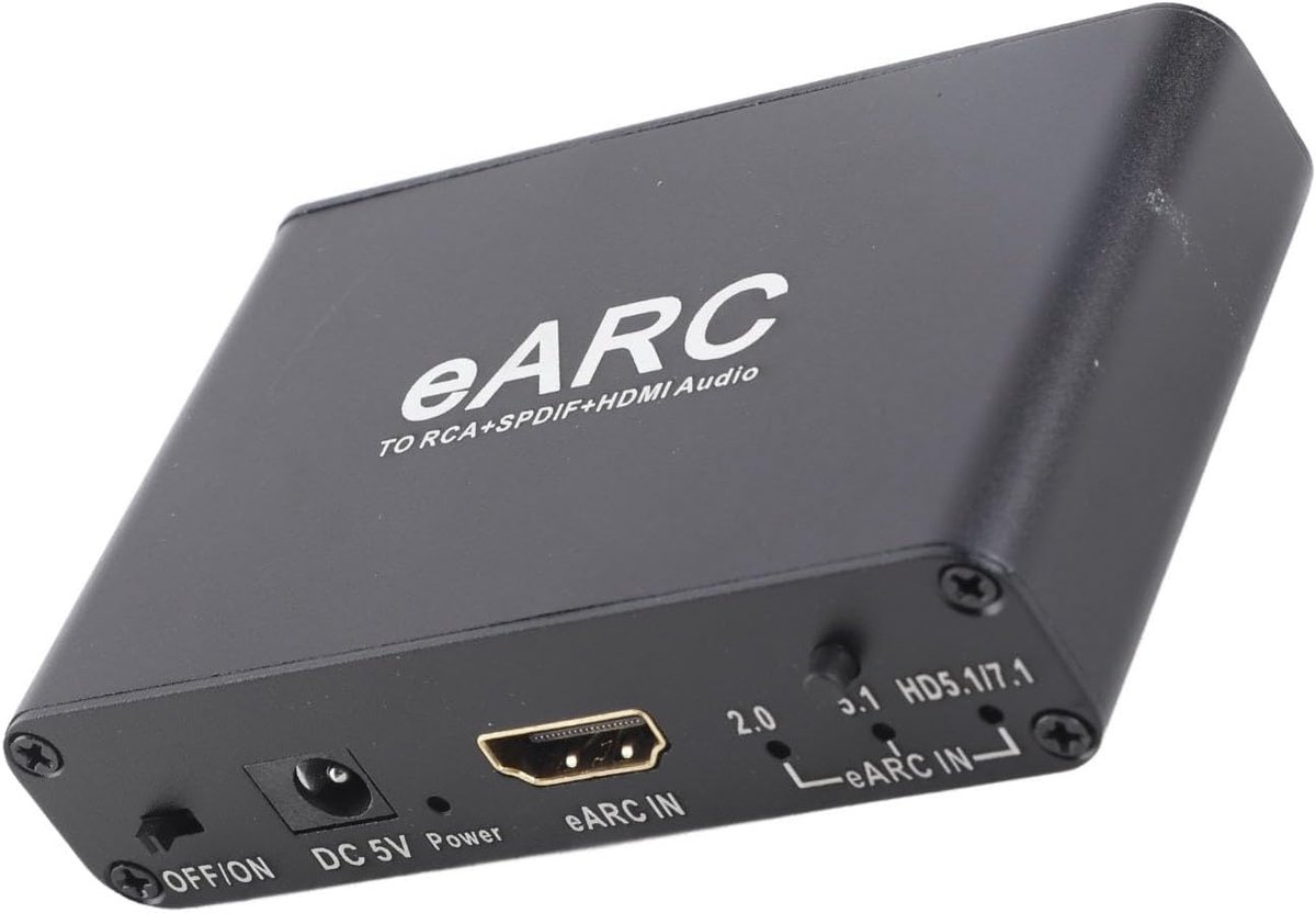 Audio Extractor EARC - HDMI 1.4 - Tot 720p - Verbeter je geluidskwaliteit - ShopVlot