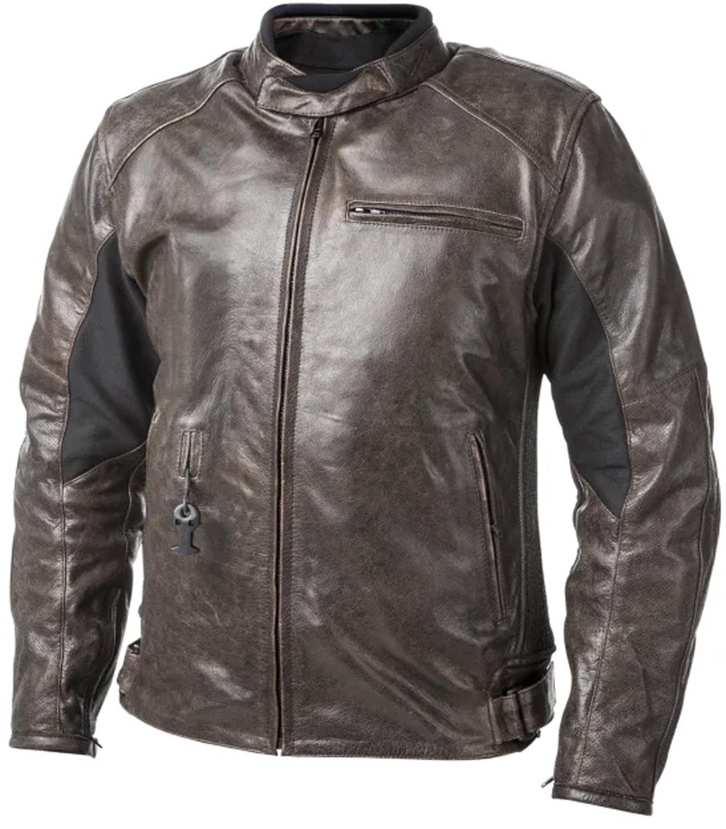 Helite Roadster 2.0 Airbag Motorfiets Leren Jas -
