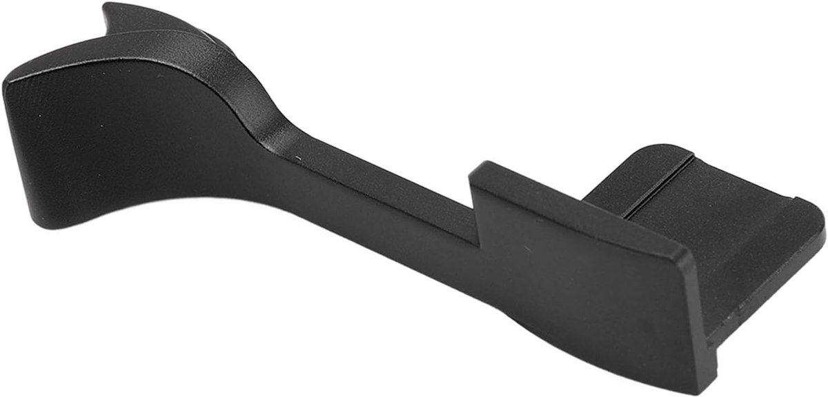 SnelShoppen - Thumb Up Grip voor Q2 Camera, Aluminium Legering Metaal Thumb Grip met Hot Shoe Beschermkap, Thumb Rest Ondersteuning, Q2 Camera Accesso