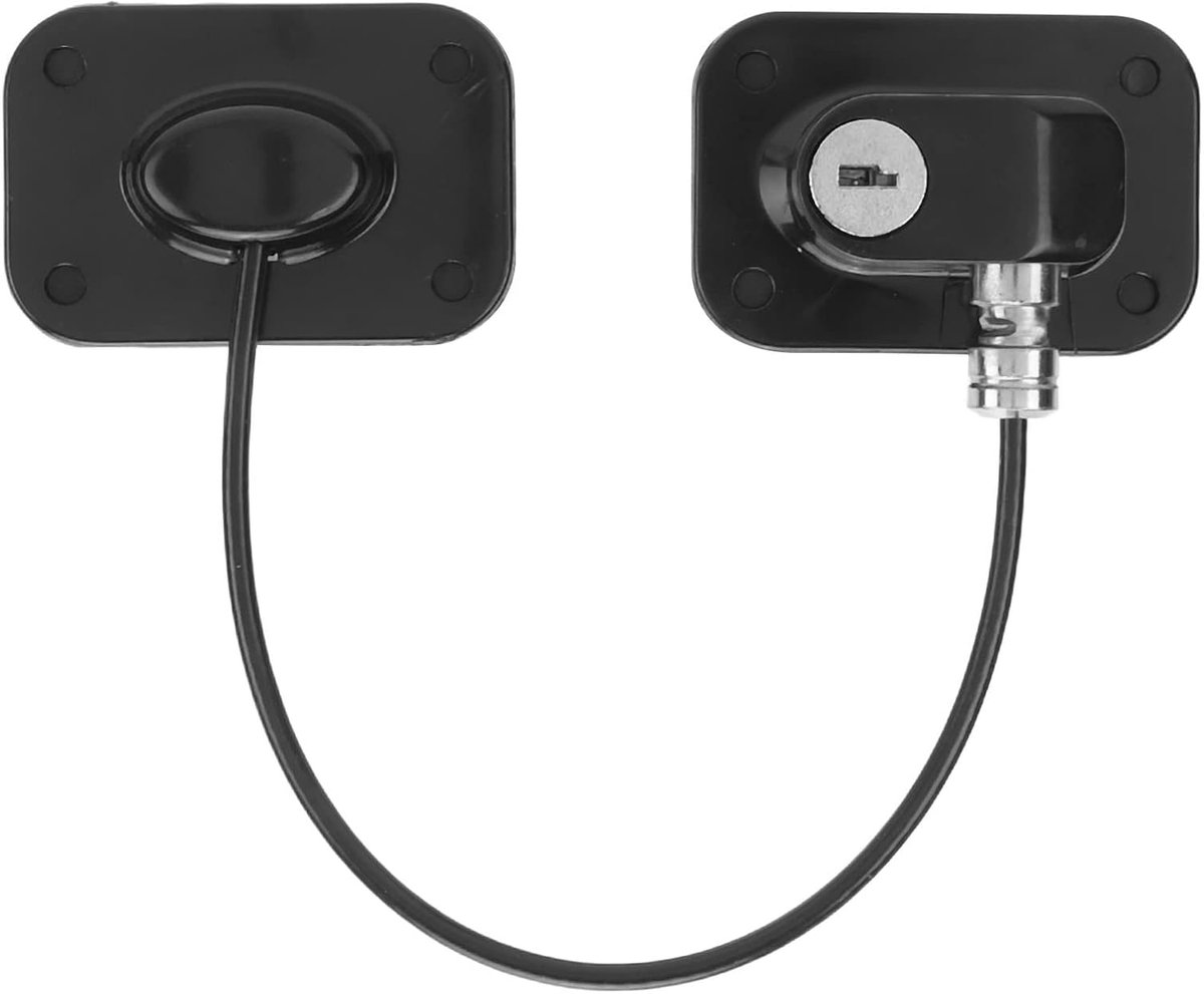 SnelShoppen - Window Protection Lock - Veiligheidsraamvergrendeling met Sleutels - Kindvriendelijke Raamlimiter - Hoogwaardige Anti-Diefstal Metalen V