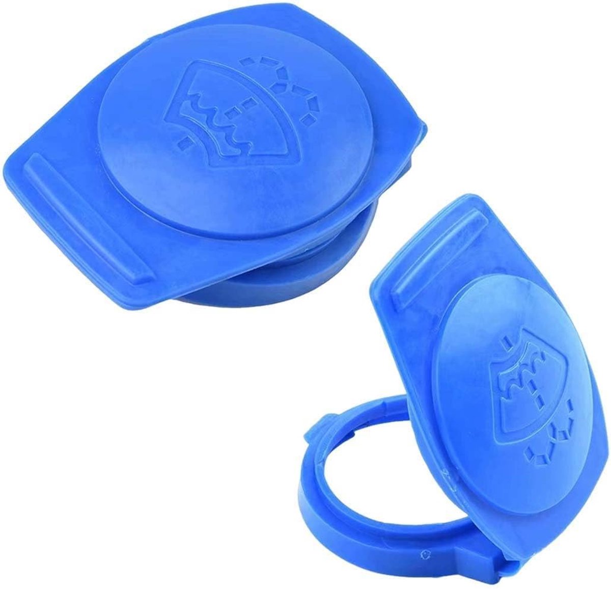Pack of 2 Windshield Washer Reservoir Cover for Audi A4 A6 Q5 Q7, VW Tiguan Passat Golf - ShopVlot