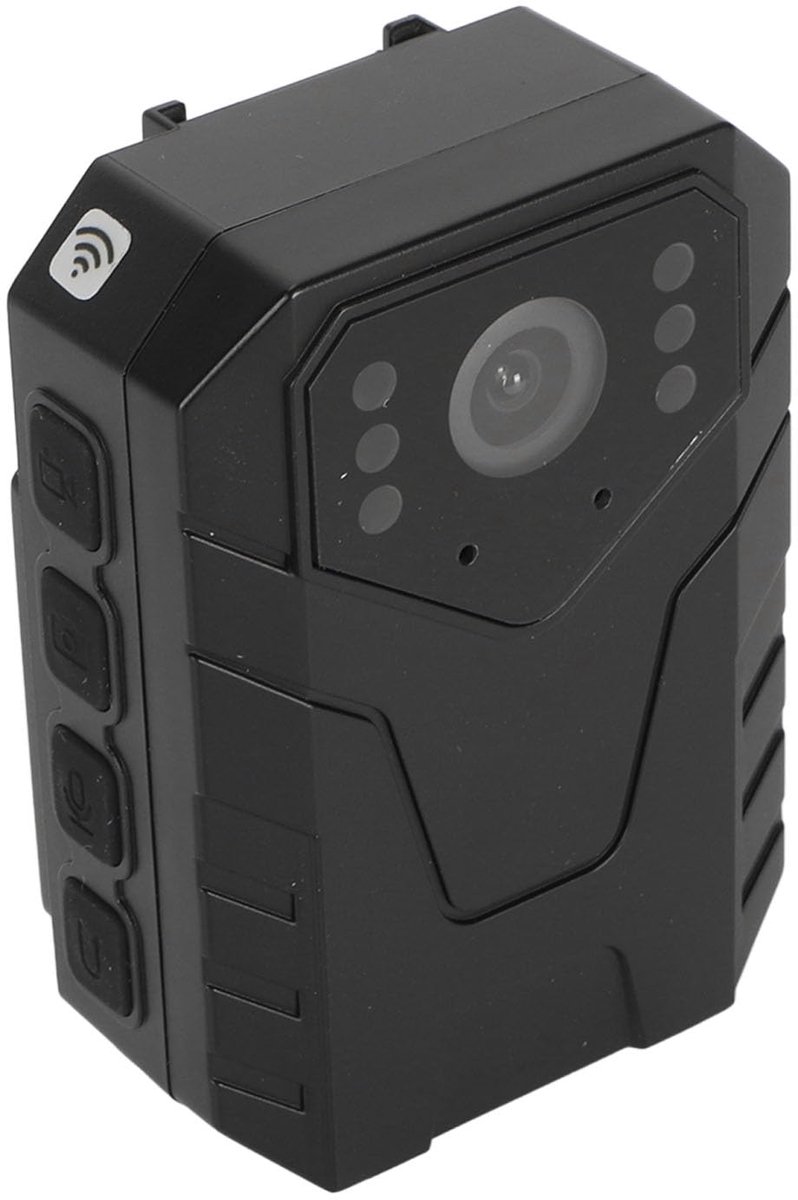 SnelShoppen - 4K Politie-lichaamscamera, 1080P HD WiFi Draagbare Bodycam met Achterclip, Waterdichte Mini Camera met Nachtzicht en Bewegingsdetectie v
