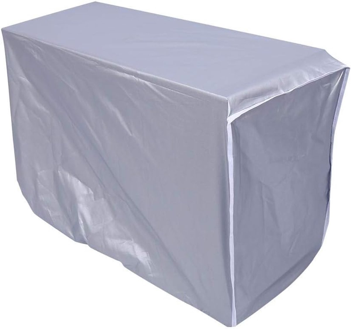 SnelShoppen - Airconditioning Cover Waterdicht Zonnebescherming voor Thuis - 3 Maten - Polyester - Corrosiebestendig - Zilver - Voor Binnen en Buiten