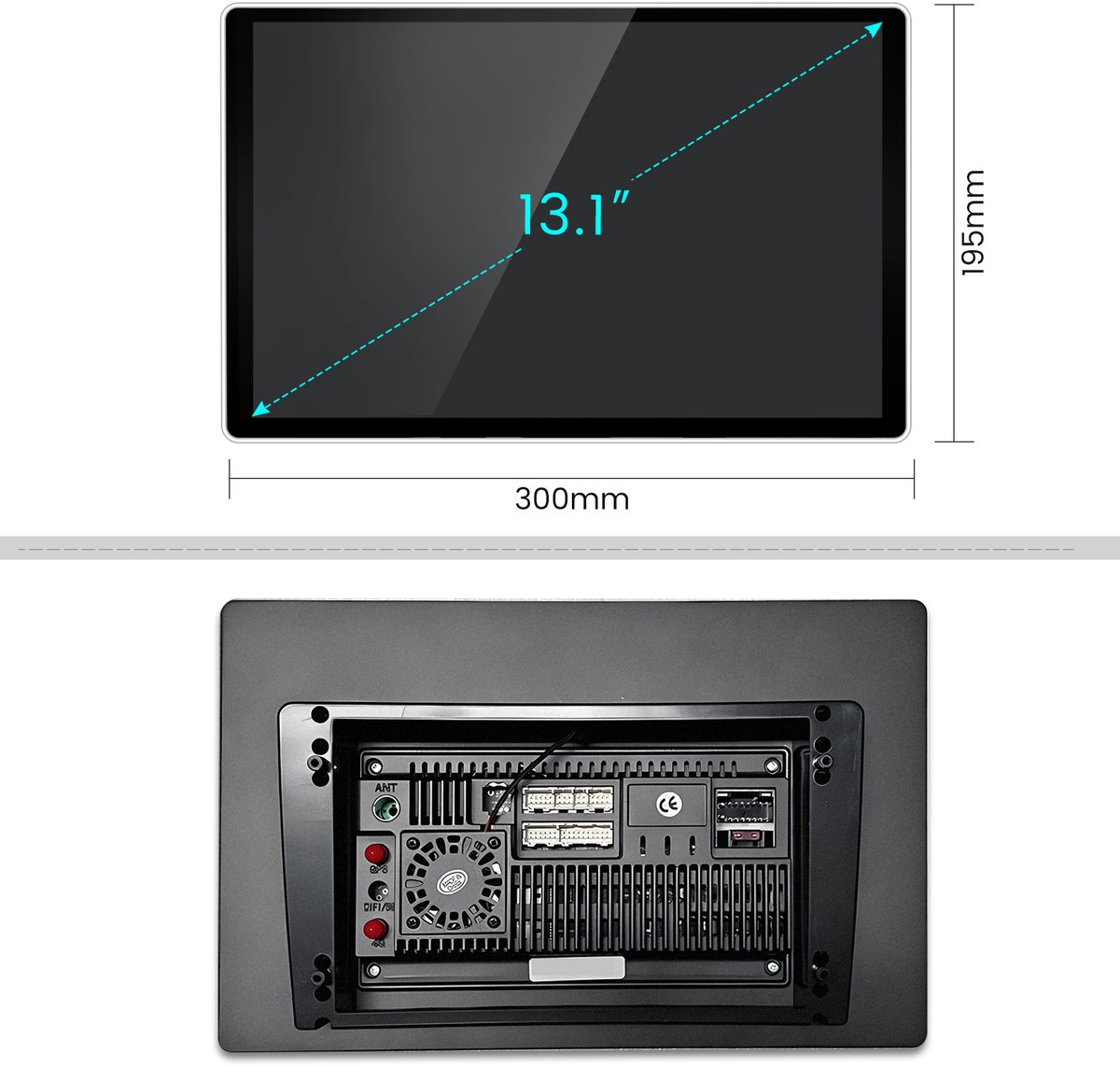 Junsun Android 15 Autoradio Geschikt Voor BMW E46 3er 318 320 325 M3 - 6GB+128GB - Draadloze CarPlay & Andriod Auto met Bluetooth - GPS-Navigatiesystem - 13.1 inch 2K Touchscreen - 4G & WiFi - DSP - Stuurwielbediening