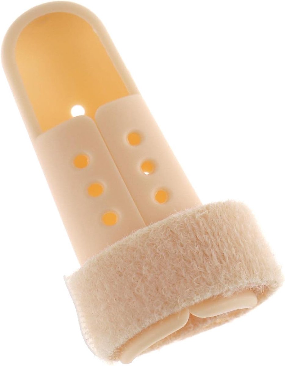 SnelShoppen - Cinta de bescherming fractuur steun voor DIP vingergewricht 45-48 mm - Perforatie, Verstelbare Klittenband, Comfortabel en Duurzaam