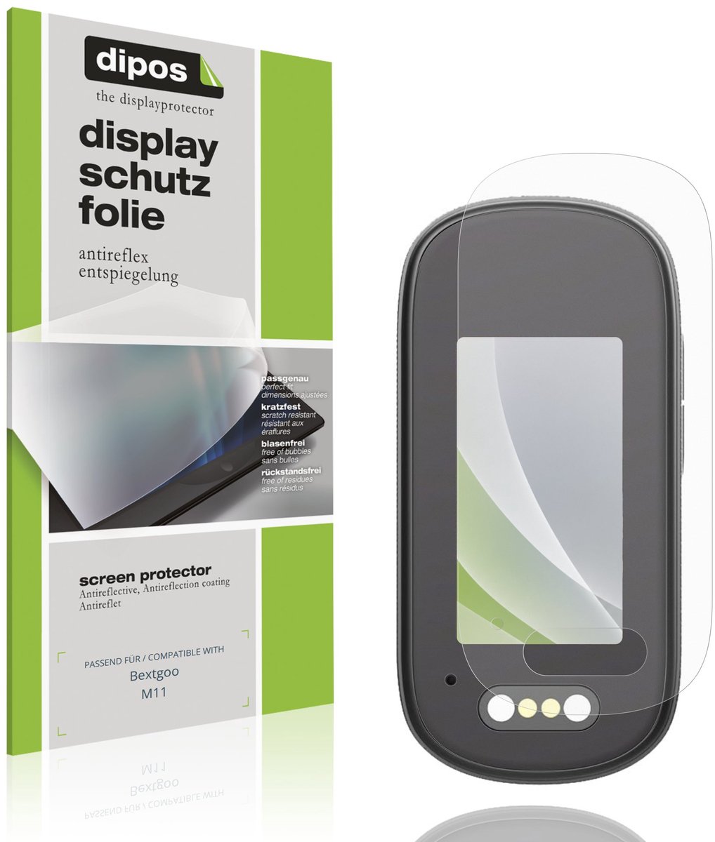 dipos – 4x Matte Beschermfolie geschikt voor Bextgoo M11 | Krasbestendige & antireflecterende Screenprotector Ultra-Thin