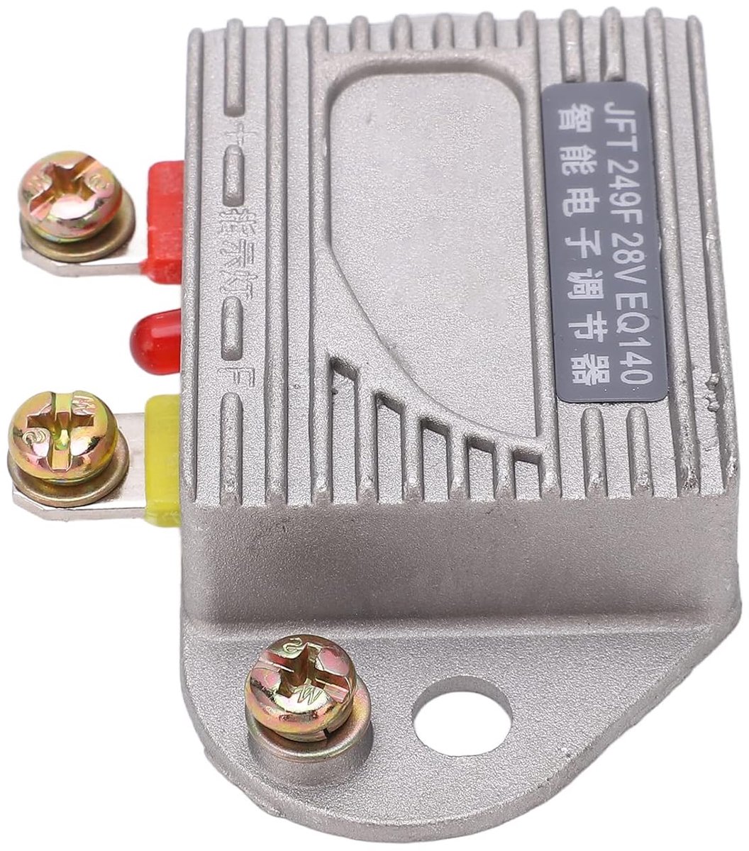 SnelShoppen - Voltage Regulator voor EQ140 Alternator - Aluminium Legering - Slimme Elektronica - 28V - Hoge Nauwkeurigheid - Compact - Voor Motor en